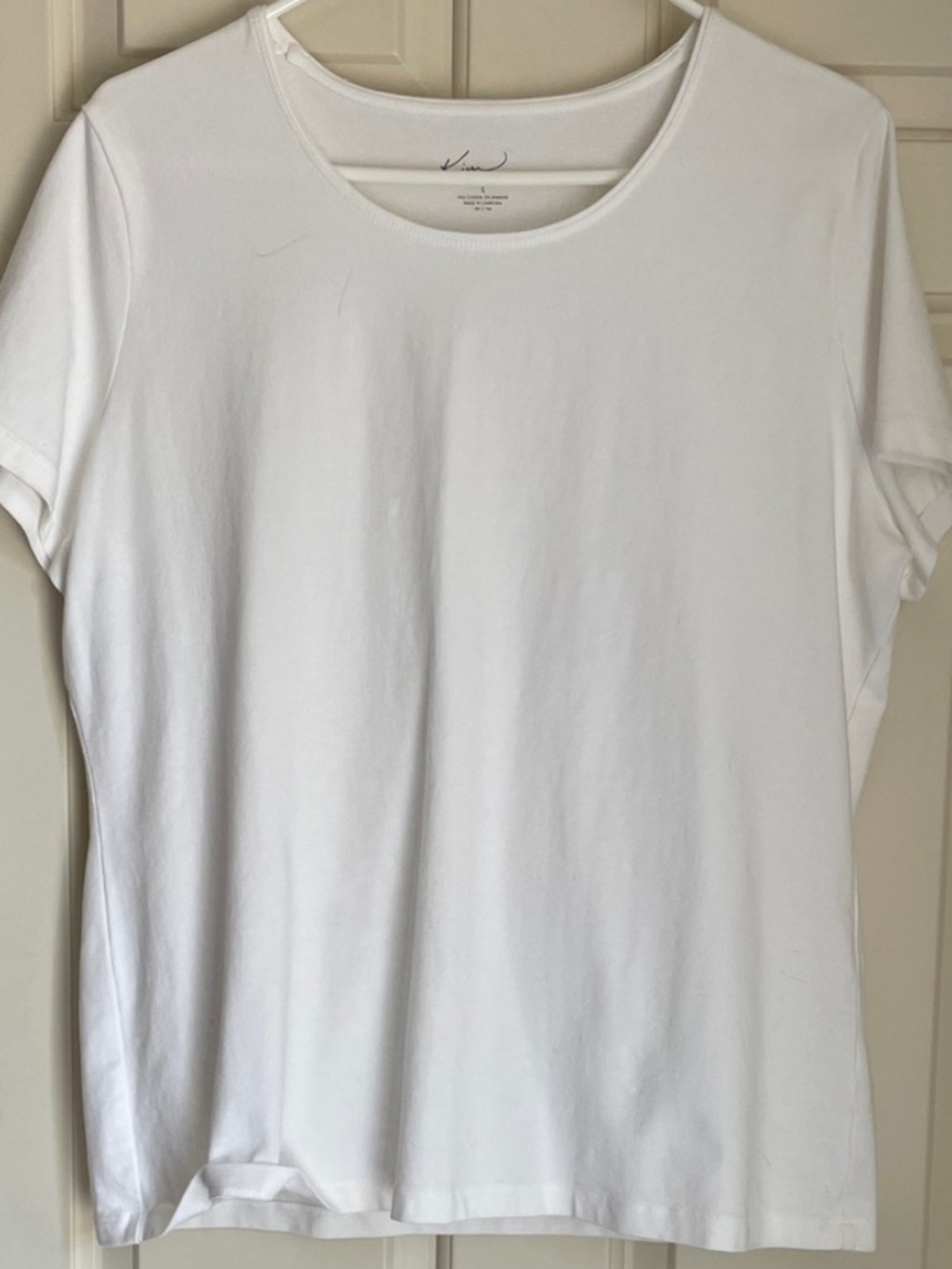 Kim Rogers White Short Sleeve Tee, 2X